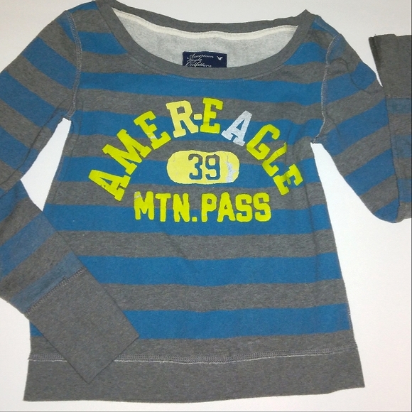☆GUC☆Rare AMERICAN EAGLE OUTFITTERS Jrs Thick/Warm Sweatshirt☆Small☆2011 Manf. - Picture 4 of 9